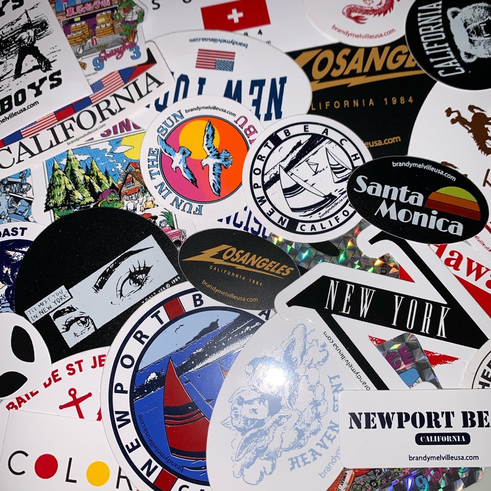 500 Brandy Melville stickers